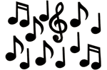 Music Notes Wall Decor