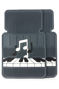 Car Mats with Keyboard / Music Theme