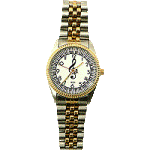 G-clef and keyboard watch
