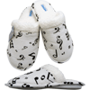 music note slippers