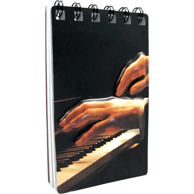 3D Piano Hands Notebook