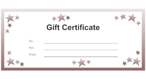 Gift Certificates for the Music Lover