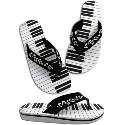 Keyboard Flip Flops (Women's)