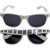 Keyboard Sunglasses - White
