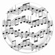Music Note Paper Plates 7" Perfect for Appetizers or Desserts