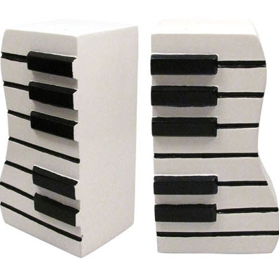 Wavy Keyboard Bookends