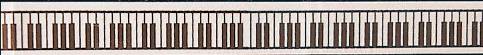Piano Keys Ribbon
