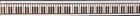 Piano Keys Ribbon