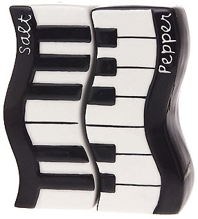 Keyboard Salt & Pepper Shakers