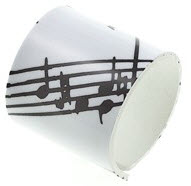 Sheet Music Napkin Rings