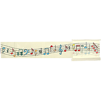 Music Staff Party Banner