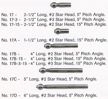 One Piece Tuning Lever Heads & Tips (See Inside)