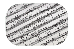 Placemats with a Sheet Music Theme