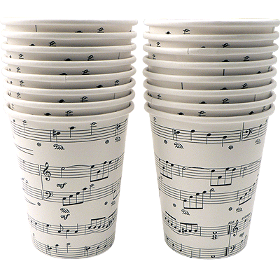 Sheet Music Cups (16 PK)