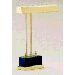 Brass Piano Lamp - Polished Brass & Black