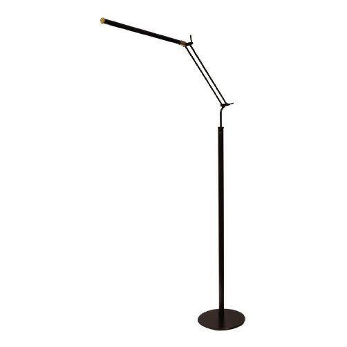 Floor Piano Lamp with Dimmer, 15 Inch, Adjustable, Black, LED,
