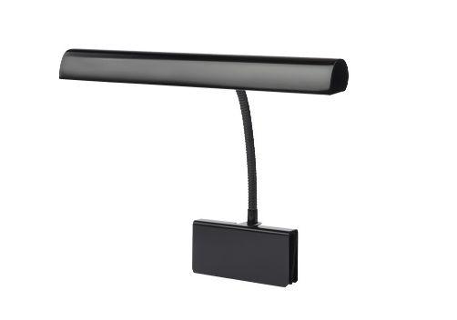 Clip-on Piano Lamp with Dimmer, 14 Inch, Adjustable, Black, LED,