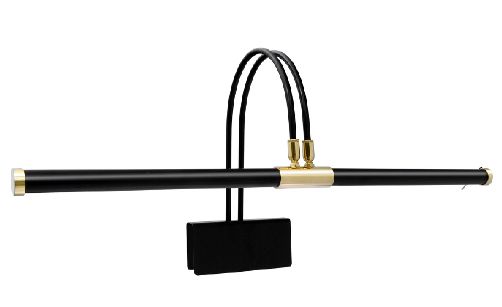 Grand Piano Clip-on Lamp, 22-inch, LED,   Black/Brass Accents