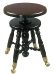 Piano Stools - Claw Foot , Wood Top